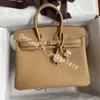 Mulheres bolsas de luxo Designer Epsom sacola alma bb 10A alta qualidade togo couro festa jantar saco totalmente artesanal costura grande capacidade saco de compras de viagem