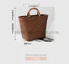 Totes New portable large-capacity str bag tote retro silk scarf hand-woven female wild vegetable basketstylishhandbagsstore