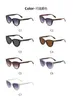 Lunettes de soleil design Nouvelles lunettes de soleil œil de chat T-Family pour hommes et femmes PC Frame Box Lunettes de soleil et lunettes A14 IW00