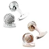 Yüzükler Hawson Klasik Yuvarlak Taş Kuflinkler Donanma Damat Kuft Düğmeleri Erkek Mücevher Aksesuarları Düğün Hediyesi Kutu Paketleme
