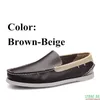 op rijden shoesslip leer echt 247 docksides klassieke boot schoenschoen design flats loafers voor mannen vrouwen a025 2 43