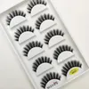 Borstar 10/50 lådor 37 Style 5 Par Natural 3D False Eyelashes Makeup Fake Eye Lashes Faux Cils Make Up Beauty Maquille grossist