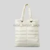 Sacs à bandoulière décontracté matelassé femmes sacs à main en Nylon rembourré grand sac fourre-tout doux Puffer dame sacs à bandoulière Simple hiver Shopper sacs à main 2023catlin_fashion_bags