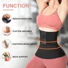 Hebilla vendaje envoltura ajustable cintura entrenador barriga adelgazamiento cinturón soporte lumbar corsé entrenamiento vientre recortador vaina fajas 240109