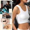 Midja mage shaper misthin binder bröst les tomboy shaper tank top justerbara sportkläder underkläder andningsbara lesbiska korsett stora bh bh -kropp shaper q240110