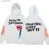 Sweats à capuche pour hommes Sweatshirts Graffiti Lettre imprime Sweats à capuche amples Hommes Polaire surdimensionnée Chance-moi, je vois des fantômes Sweat à capuche unisexe Pull à capuche T240110