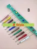 100st Candy Beaded Ballpoint Pen Pennor Present för att skriva Beadable Penns BEADABLE PEN DIY Present för Studentkontor Leveranser 240109