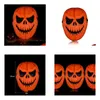 Festmasker 200 stycken/parti halloween pumpkin mask hemsk skl fancy klänning för adt gåva droppleverans hem trädgård fest leveranser dh3f9