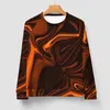 Herrtröjor Dark Curve Casual Men Abstract Print Y2K rolig hoodie vinter ytterkläder mönster tröjor överdimensionerade toppar