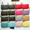 Fashion flap caviar quilted wallet Cardholder for woman mens Designer cc purse luxurys coin purses keychain leather bag key pouch DHgate woc zipper wallets lady gift