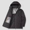 Men Hooded Thick Warm Casual Parkas Coats Man Overcoat Windproof Outwear Detachable Hat Jackets Male Outdoor Sport Plus 6XL 240110