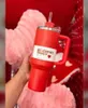 Cosmo Pink Tumbler Winter Pink Shimmer Limited Edition 40 Unzen Becher 40 Unzen Tassen Deckel Stroh Bier Kapazität Bier Wasserflasche Valentinstag Geschenk Pink Parade