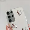 Custodie per cellulari per Samsung Galaxy S23 Ultra S22 Plus 5G S10 S10e Custodia lucida per cellulare con specchio 3D Love Heart S23Ultra S22Ultra S22PLus Cover S 23 22L240110