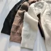 Tricots pour femmes Haut de gamme Femmes Mode Cachemire Solide Jacquard Cardigan à manches longues Manteau élégant Lady O-Cou Veste à poitrine unique Pull