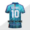 Retro Soccer Jerseys Ronaldo 95 96 97 Guardiola Stoichkov 1995 1996 1997 Camp Nou Home and away Camiseta Maillot Luis FIGO barcelonas Giovanni enrique Football Shirt