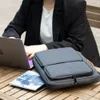 Сумка на плечо для ноутбука, портфель для ноутбука, чехол для Macbook pro air 15, черная водонепроницаемая сумка HP DELL Asus 240109