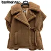 Płaszcz alpaki maxmaras wełniany płaszcz ten sam materiał Maxmara Girl Kupuje 23 jesień/zima polar jedwabna kamizelka bez rękawów w Mediolanie