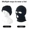 Bandanas Tactical Mask Fashionable Car Seat nackstödskydd 3 hål full ansikte hatt halloween jul rolig dekoration motorcykel