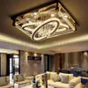BE50 Simple Modern Creative Rectangular Ceiling Light Oval LED Crystal Lamps Living Room Restaurang Bedroom El Taklampor L231U