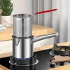 Casseroles Fryer Pan Deep Cooking Pot Batterie de cuisine en acier inoxydable avec panier filtrant
