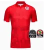 2024 Tunesië Nationaal Team Voetbalshirts Heren 24 25 MSAKNI HANNIBAL MAALOUL SLITI KHENISSI SLIMANE Home Rood Uit 3e Voetbalshirts Korte mouwen heren kinderen Uniformen