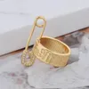 Luxe Modeontwerper Ringen Gepersonaliseerde Paperclip Saturnus Ring Hiphop Punk Stijl Damesringen Vier Kleuren Beschikbaar Vakantiecadeau