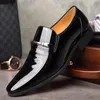 Luxus Business Oxford Leder Schuhe Männer Atmungsaktive Patent Formale Plus Größe Mann Büro Hochzeit Wohnungen Männlich Schwarz 240110