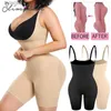 Taille Tummy Shaper Volledige bodysuit Shapewear voor vrouwen Tummy Control en Butt Lifter Afslankschede Push Up Dij Slimmer Buik Body Shaper Corset Q240110