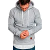 Marque hommes sweat à capuche 2024 printemps Hip Hop Streetwear pull sweats s couleur unie mâle taille M-5Xl unisexe 240110