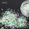 Nail Glitter Sparkle Powder paljetter Champagne Gold Color for UV Decoration 1 Box