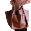 Tragetaschen, lässig, weich, großes Fassungsvermögen, Damen-Handtaschen, Designer-Handtaschen im Vintage-Metall-Look, luxuriöse Pu-Leder-Umhängetasche, Retro-große Shopper-Geldbörsen, stilvolle Handtaschen