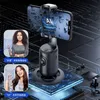 Selfie monopodlar gimbal stabilizatör telefon sahipleri otomatik izleme 360 ​​yüz AI çekim selfie sopa akıllı çekim robot kameraman Vlog canlı video yq240110