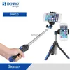 Selfie Monopods Benro mk10 Tripé portátil para celular Bluetooth Selfie Stick com controle remoto para Android YQ240110