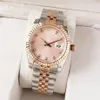 AAA herrkvinna mekanisk klocka automatisk rostfritt stål silver rosguld datejust Sapphire 904l-rlx297f