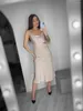 Casual Dresses HLBCBG Fashion Backless Satin Slim Long Maxi Women Sleeveless Bandage Dress Female Party Wear