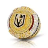 Band Rings 2023 North American Ice Hockey Vegas Golden Knights Championship Pierścień Europejski i Alloy Big Drop Otsuf