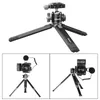 モノポッドウランツィMT24 Vlog Lite Metal Tripod with Ballhead Extendable 1/4 '' Tripod Monopod Cold Shoe Arcaクイックスイス2.5kg最大負荷