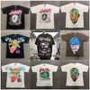 Męskie koszulki Hellstar Cotton T-shirt moda czarne mężczyźni designerskie ubrania kreskówkowe grafiki punk rock tops Summer High Street Streetwear J230807 TY6C