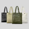 Sacs à bandoulière décontracté matelassé femmes sacs à main en Nylon rembourré grand sac fourre-tout doux Puffer dame sacs à bandoulière Simple hiver Shopper sacs à main 2023catlin_fashion_bags