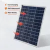 Panel Solar de 500W, sistema povoltaico doméstico de 12V con controlador, celdas de alta eficiencia para vehículo y barco, sala de acampada, 240110