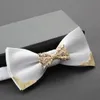 Pure White Metal for Men and Women Business Formal Bow Wedding Bow Casual Bow 240109