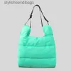 Shoulder Bags Fashion V Design Padded Shoulder Bags Designer Quilted Women Handbags Nylon Down Cotton Crossbody Bag Large Puffy Purse 2023stylisheendibags