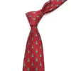 Nouveauté hommes cravates maigres motif de fruits animaux rouge bleu cravates jacquard pour fête de mariage costumes d'affaires usage quotidien cravate cadeau 240109