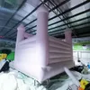 Atacado comercial inflável rosa bounce house completo pvc casamento bouncy castelo saltando cama crianças auditorias jumper branco para diversão dentro ao ar livre