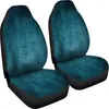 Housses de siège auto bleu/gris Grunge paire 2 couverture avant pour accessoire de protection