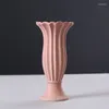 Vasos nórdico flor vaso romano pilar cerâmica mesa de casamento peça central arranjo recipiente decoração de casa