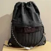 Luxusmarken -Tasche Nylon Rucksack Jennys Vintage -Kette große Frauenkapazität 33 cm Designer -Taschen für Women Clearance Sale