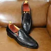 Felix Chu Mens Penny loafers läderskor äkta läder elegant bröllopsfest casual klänningskor bruna svarta skor för män 240109
