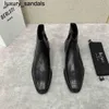 Berluti Scarpe da lavoro in pelle Oxford Pelle di vitello fatte a mano Stivali da gentiluomo britannico spazzolati di alta qualità Stivali Chelsea con motivo Scrittowq