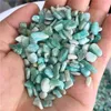 Dekorativa figurer 100g Natural Amazonite Tumbled Stone Rough Crystal Healing Prov Minerals Home Desk Aquarium Decoration